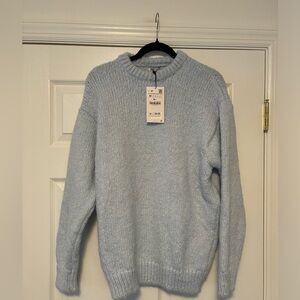 NWT Zara Baby Blue Sweater